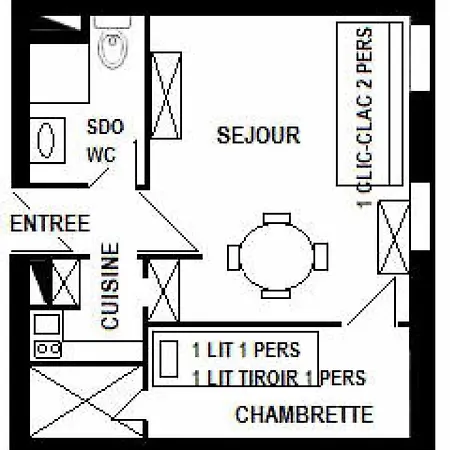 Appartamento Résidence La Rochette - Pour 3 Personnes Mae-9524 La Plagne